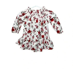 NWOT Old Navy Floral Ruffled Smocked Dress Baby Girl 6-12